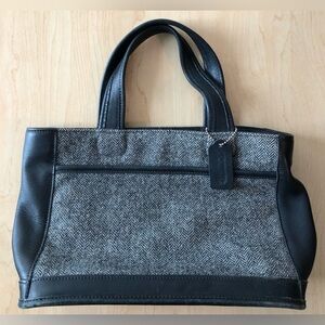 Vintage Coach Bleecker Tweed Satchel